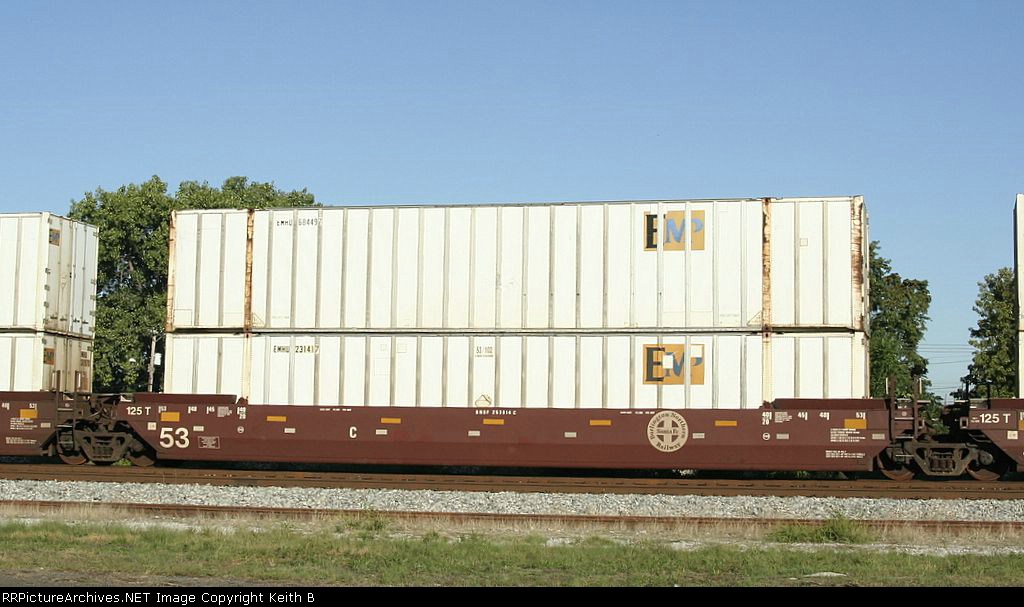 EMHU 594497 on BNSF 253814C