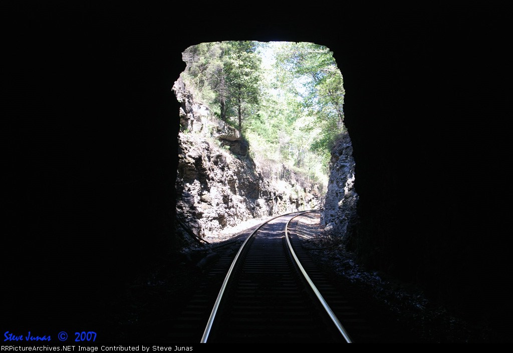 South Tunnel,Tennessee looking north