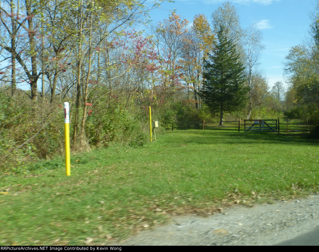 Former Lehigh & New England ROW at U.S. Route 206