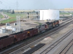 070924025 Northbound BNSF taconite ore empties at Northtown CTC 44th