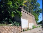 071003005 Abandoned C&NW ex-CMO Bridge Abutment Over Plymouth Ave North was part of "West Mpls Yard" complex