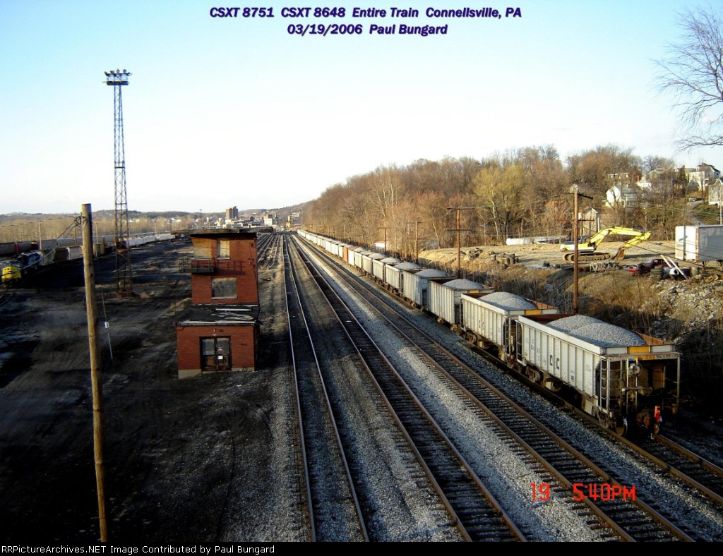 CSX 55736   Ballast Hopper   03/19/2006