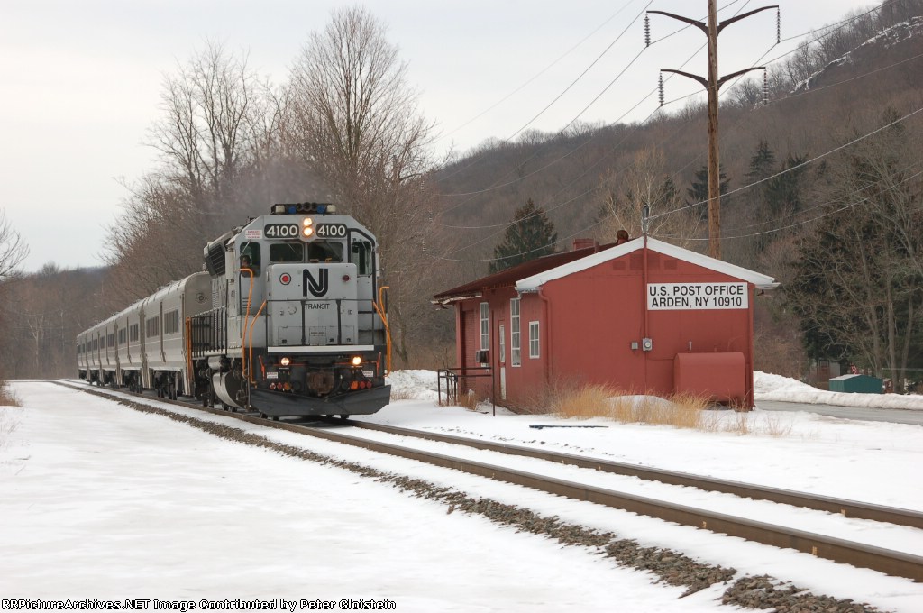 45 flies by Arden Post Office 