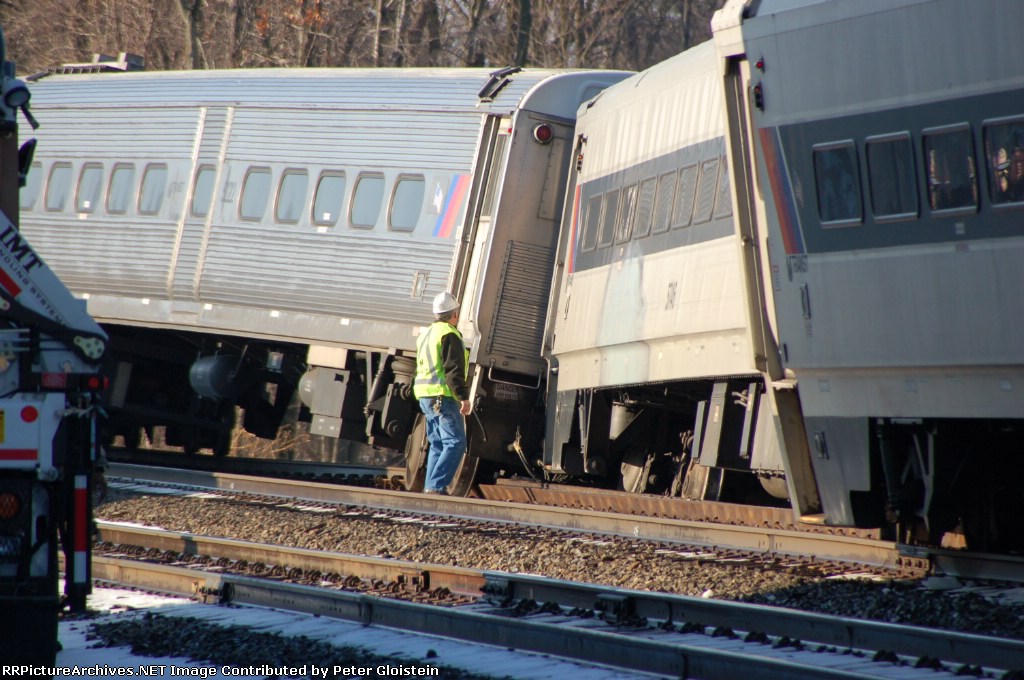 Looking at the damage