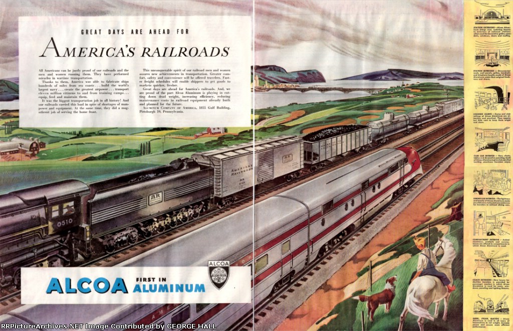 "GREAT DAYS AHEAD FOR AMERICA'S RAILROADS"