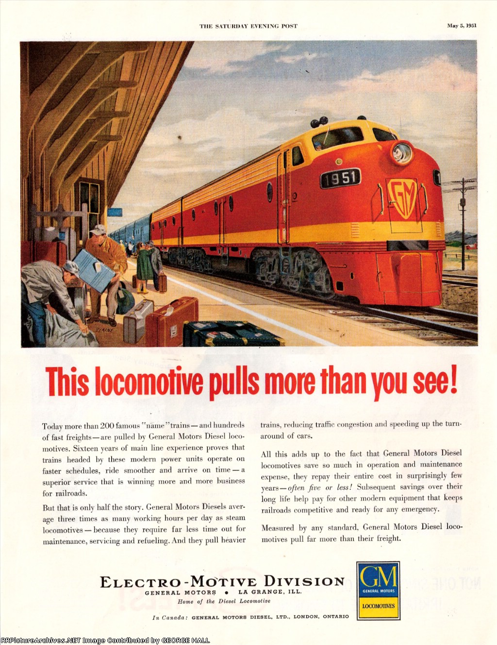 THIS LOCOMOTIVE PULLS MORE THAN YOU SEE