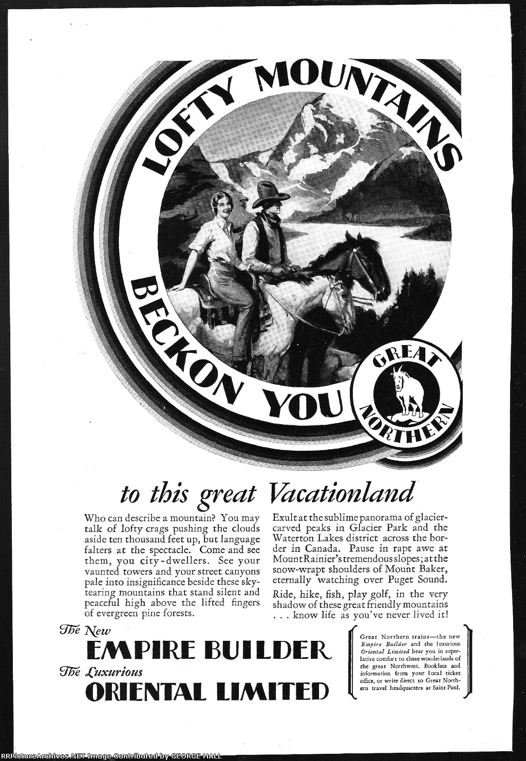 "LOFTY MOUNTAINS BECKEN YOU"