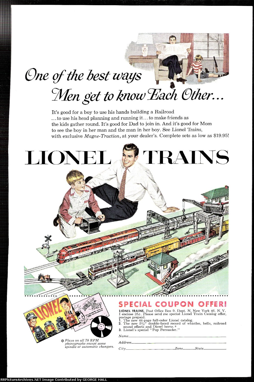 "ONE OF THE BEST WAYS MEN GET TO KNOW EACH OTHER"