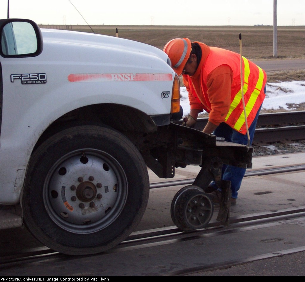 Setting on at Wright, KS