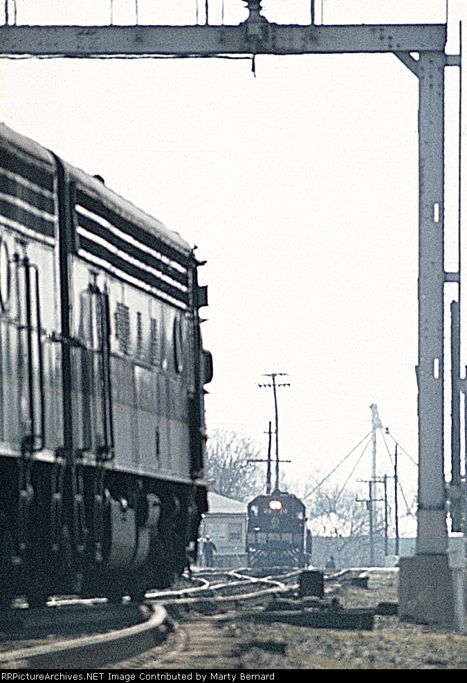 Meet of The Piedmont, Tr.#6, and a Northbound Freight