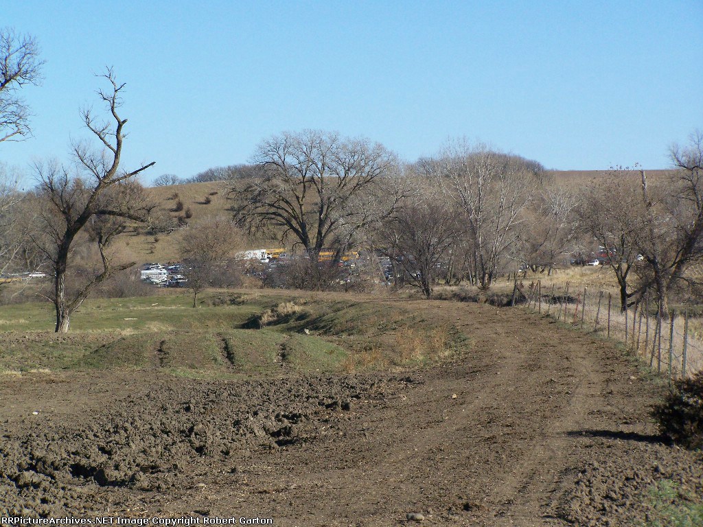 Former MILW RoW Following US Hwy 18 between Inwood, IA and Canton, SD