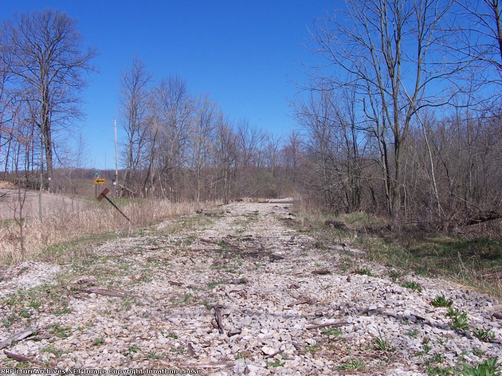 Looking North On The Old Pere Marquette
