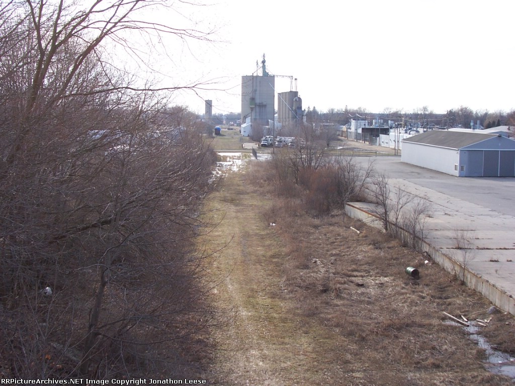 Looking West On The Old GTW
