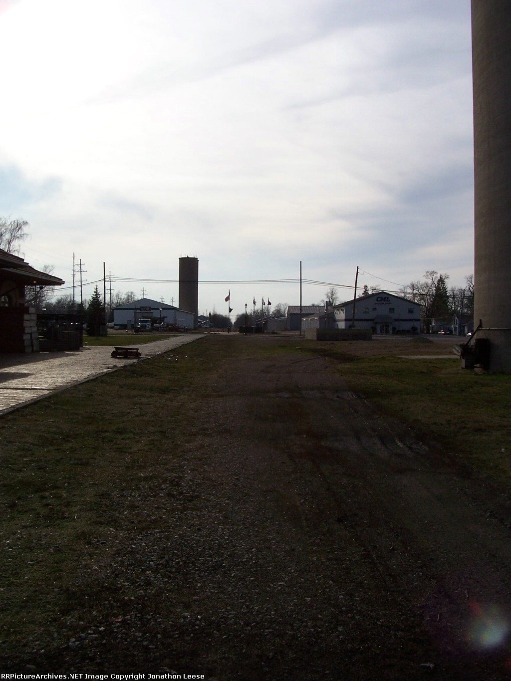 Looking West On The Old GTW