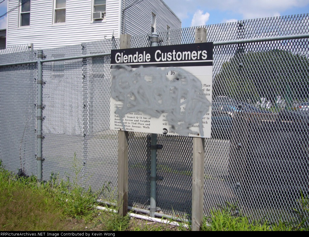 Glendale station sign