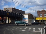 Site of Elmhurst station on Broadway