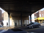 Port Washington branch overpass on Broadway at former Elmhurst station