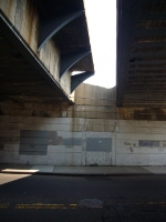 Union Hall Street station eastbound platform and closed entrance
