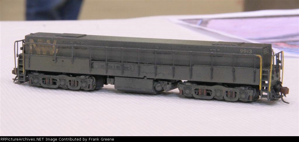 N&W RP-F6 slug 9913, N Scale, by William Bannon
