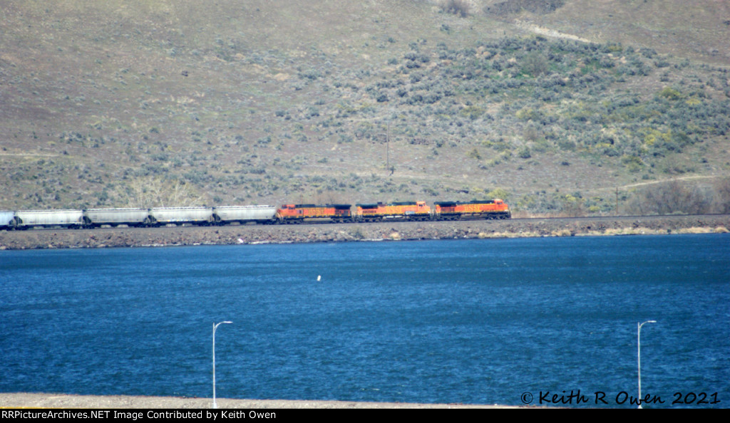 DPU on a Westbound Grain Train