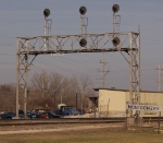 Eastbound West Montgomery signals