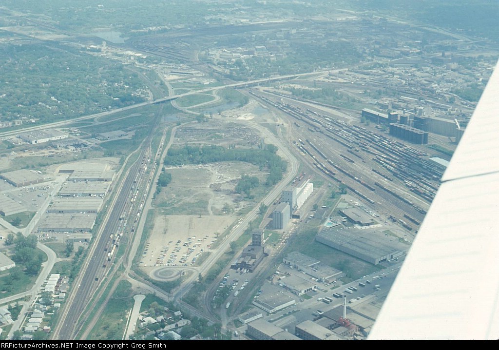 Looking east towards 280