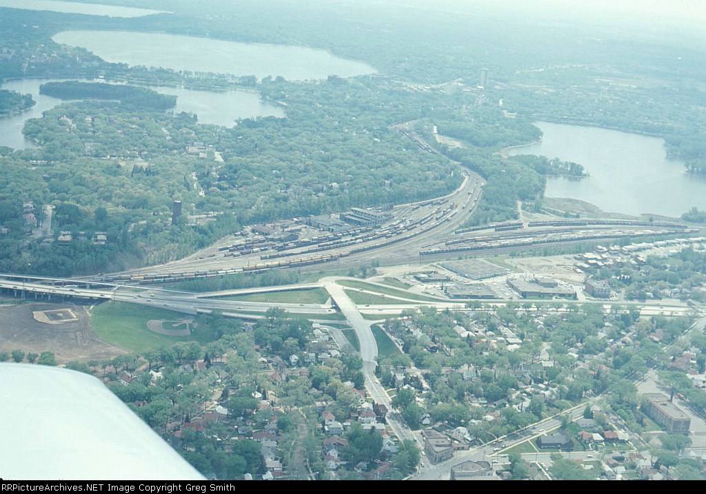 C&NW (M&StL) Cedar Lake yard.
