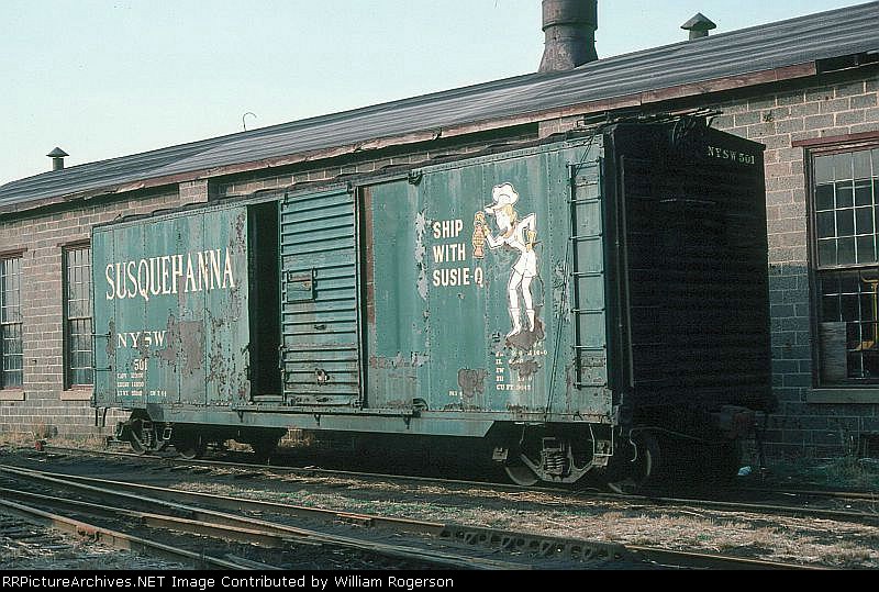 New York, Susquehanna and Western Railway 40' (Susie-Q) Box Car No. 501