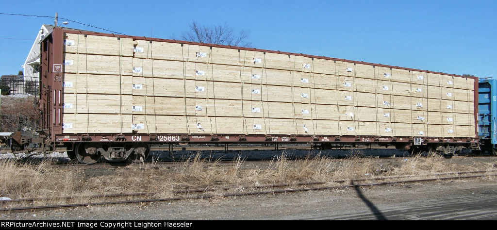 CN 625863 with Weyerhaeuser load