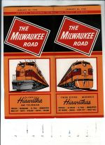 MILWAUKEE ROAD TIME TABLE