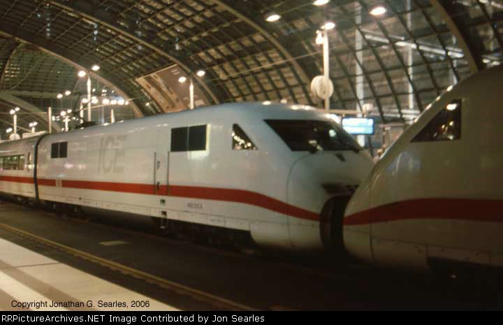 DB 402 Class ICE High Speed Trains In Berlin Hauptbahhof