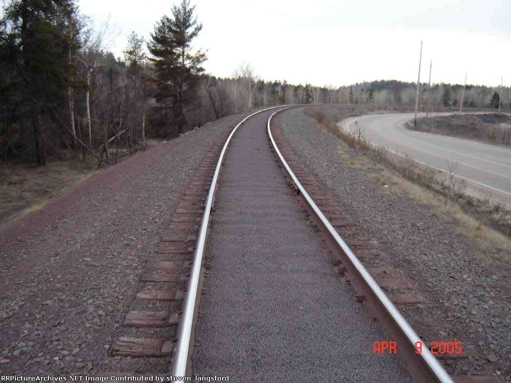 TRACKS AT THE MINE