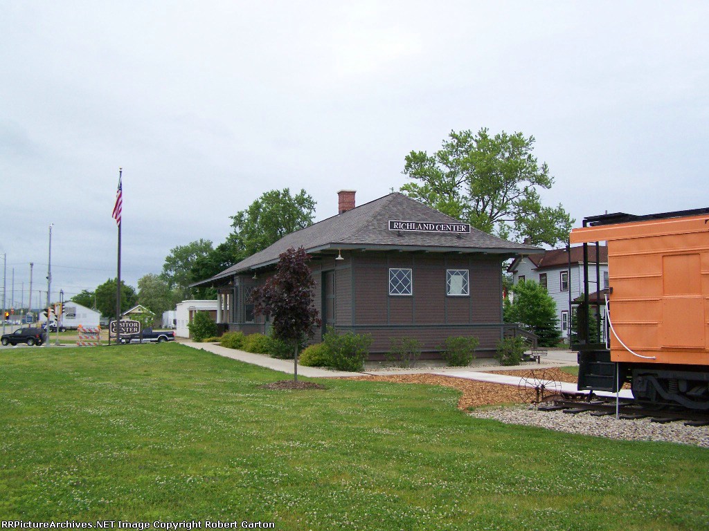 The Former Milwaukee Road Depot Now Serves as a Visitor Center