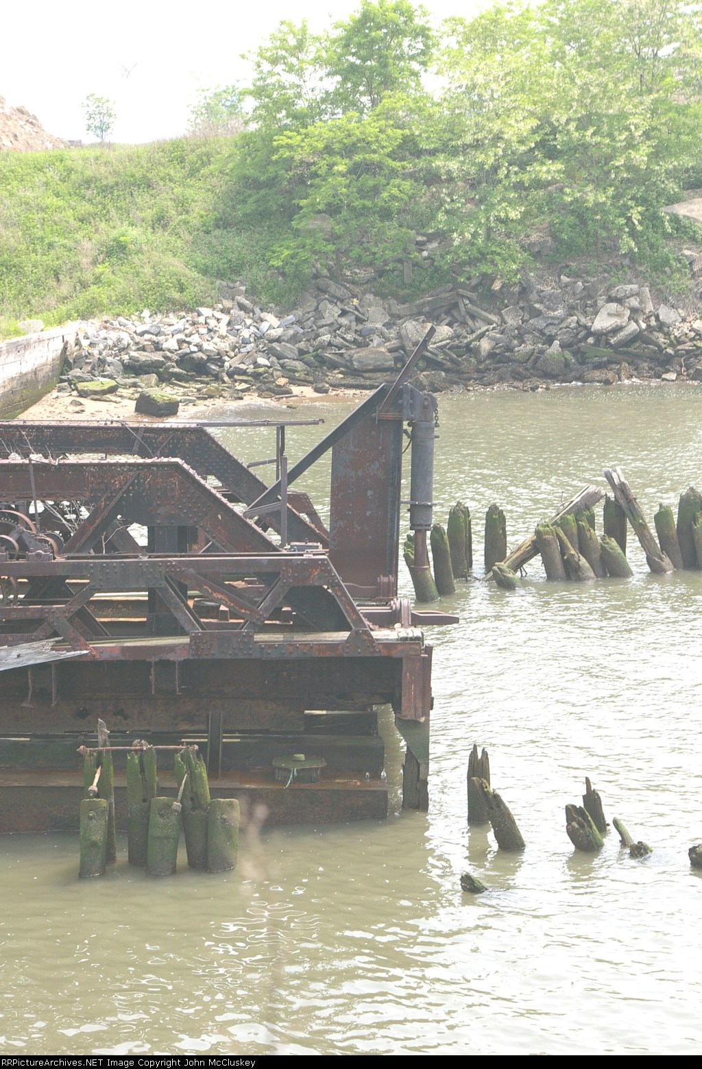 BEDT pontoon type float bridge at their former Pidgeon Street facility