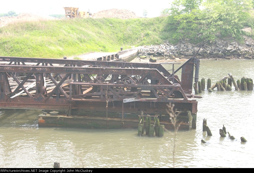 BEDT pontoon type float bridge at their former Pidgeon Street facility