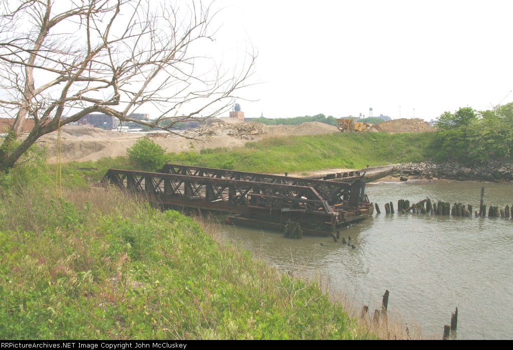 BEDT pontoon type float bridge at their former Pidgeon Street facility