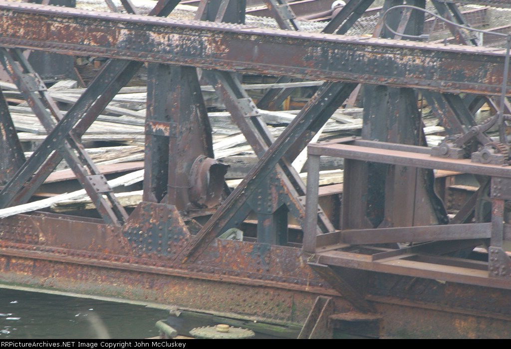 BEDT pontoon type float bridge at their former Pidgeon Street facility