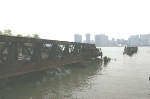 BEDT pontoon type float bridge at their former Pidgeon Street facility
