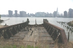 BEDT pontoon type float bridge at their former Pidgeon Street facility