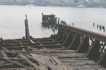 BEDT pontoon type float bridge at their former Pidgeon Street facility