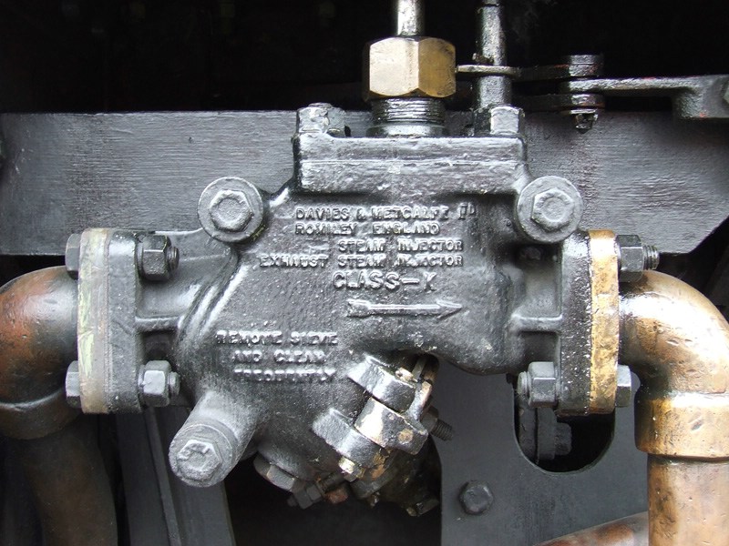Upper part of Davies and Metcalfe Exhaust Steam Injector fitted to 73050.