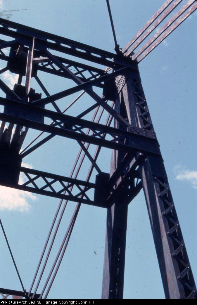 1044-11 MILW Chaska swing bridge across Minnesota River