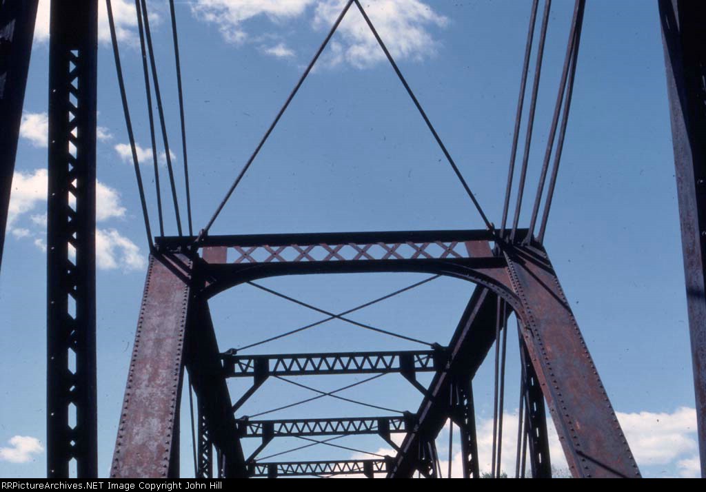 1044-12 MILW Chaska swing bridge across Minnesota River