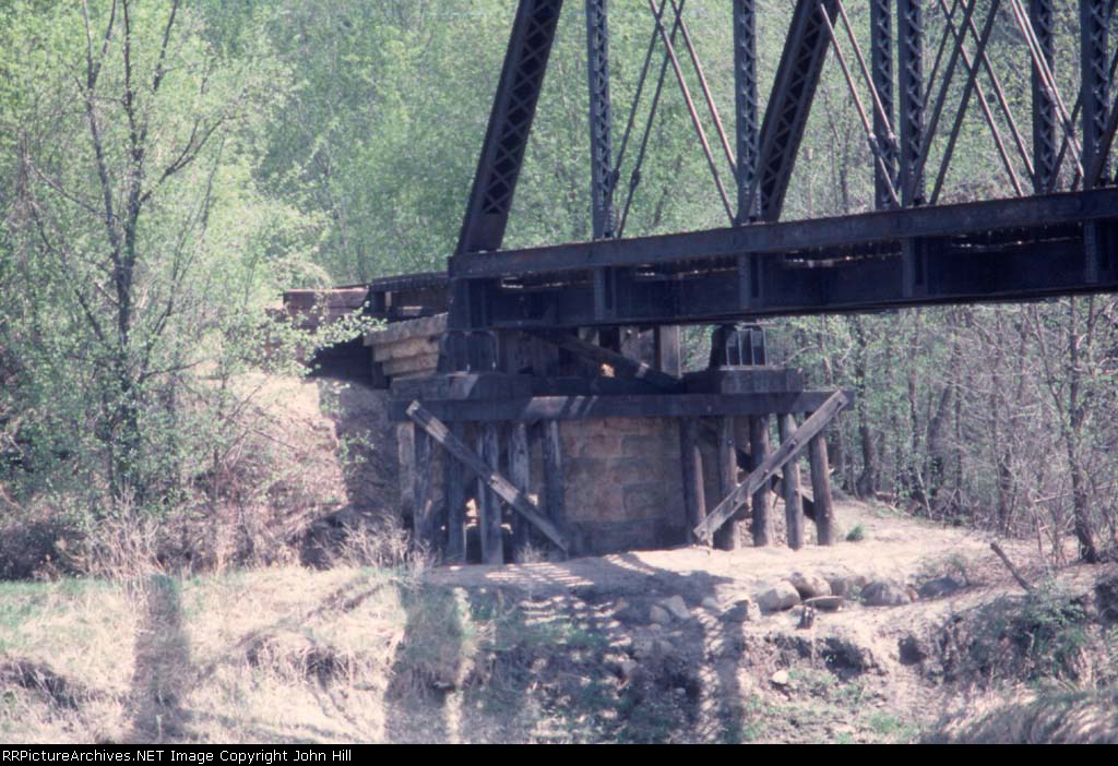 1044-22 MILW Chaska swing bridge across Minnesota River