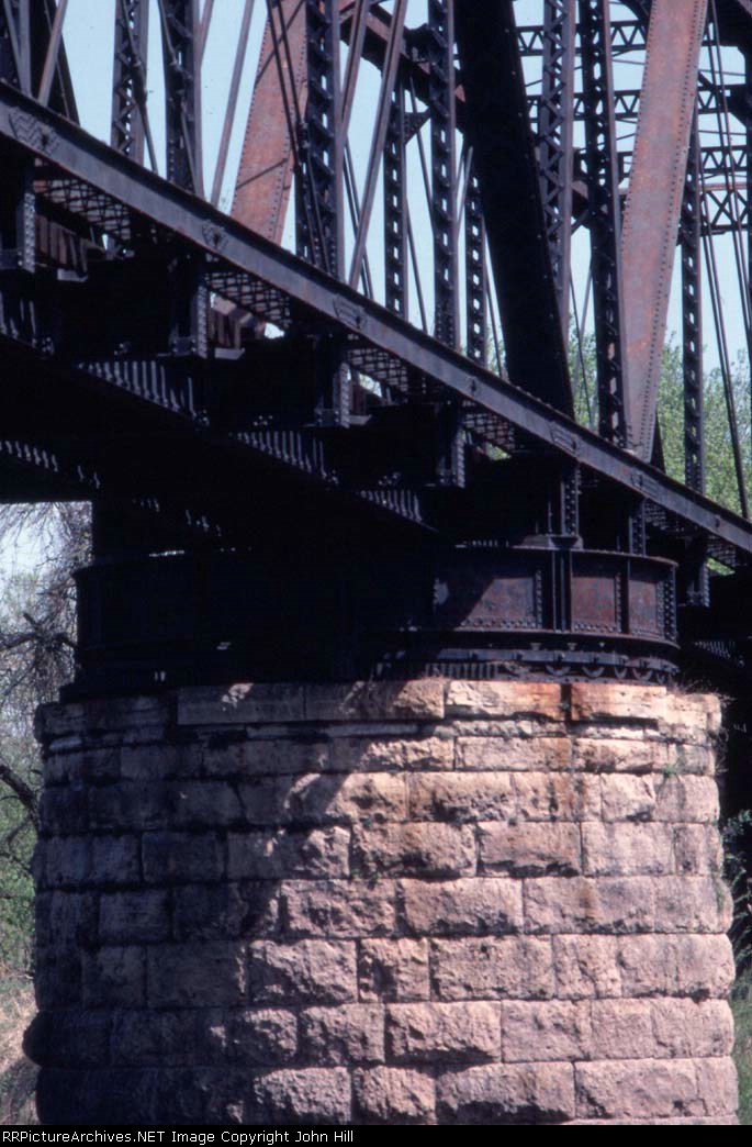 1044-31 MILW Chaska swing bridge across Minnesota River