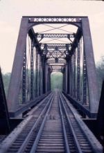 1044-36 MILW Chaska swing bridge across Minnesota River