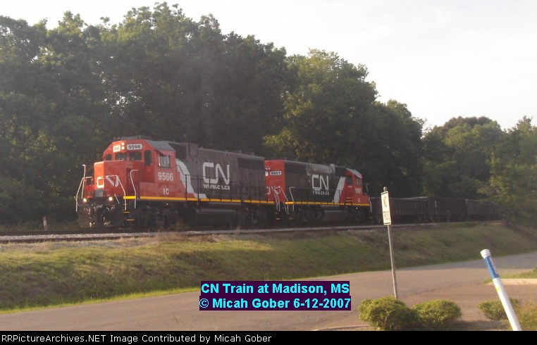 Canton Local slows down as is approachs Madison Station