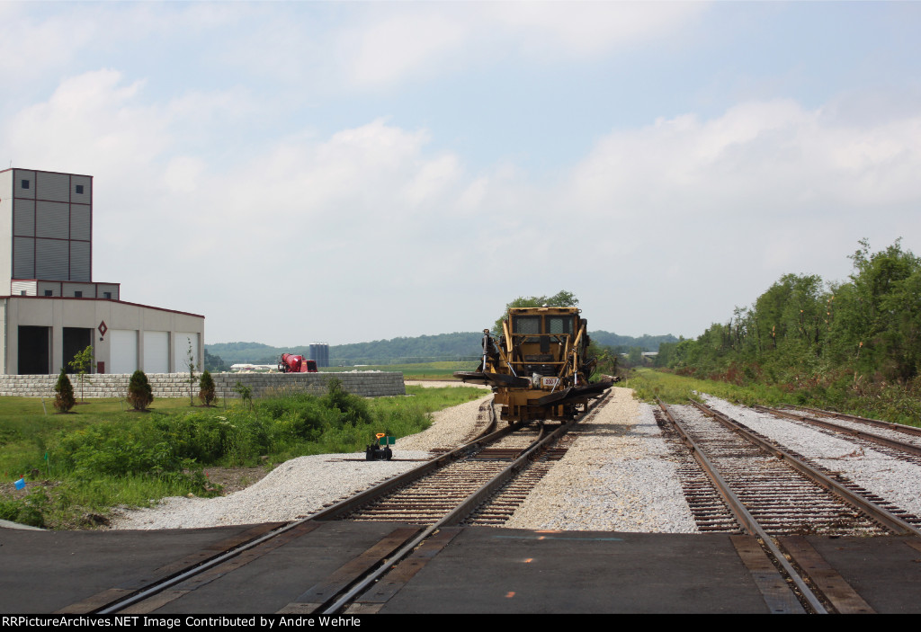 Looking north toward Madison with the new spurs going to the left