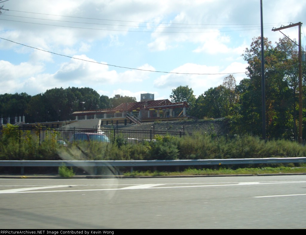 Mount Arlington station now has the superstructure ready