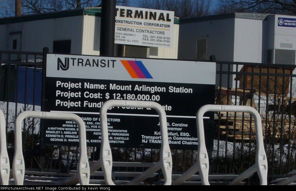 Mount Arlington station project
